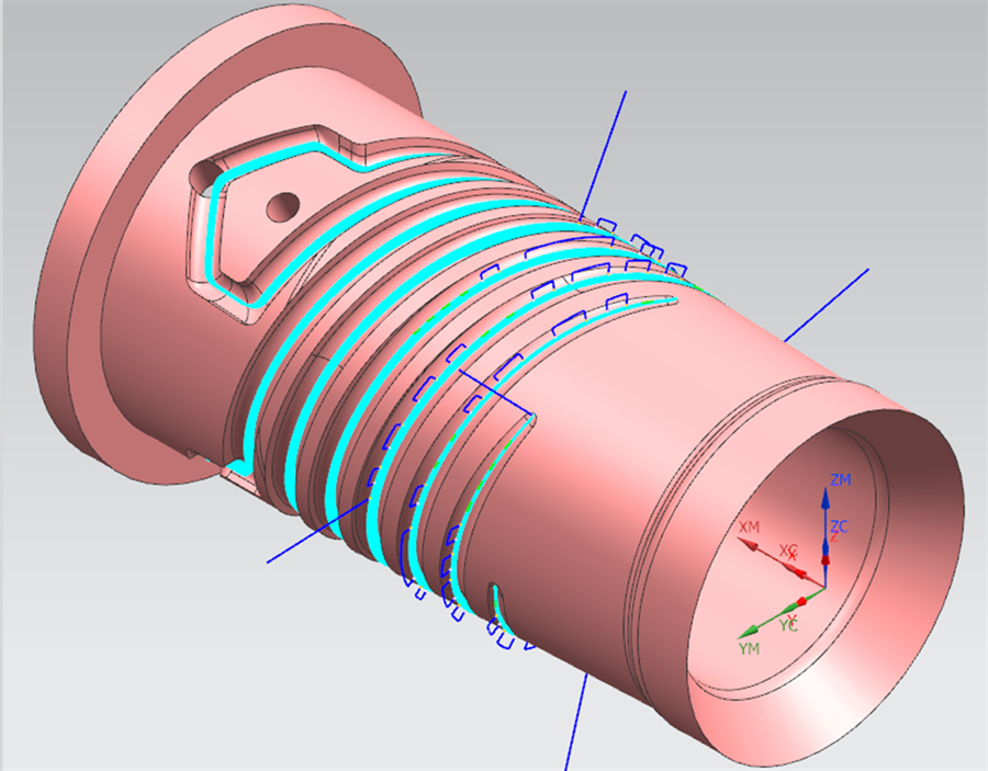 CNC编程学员作品四轴