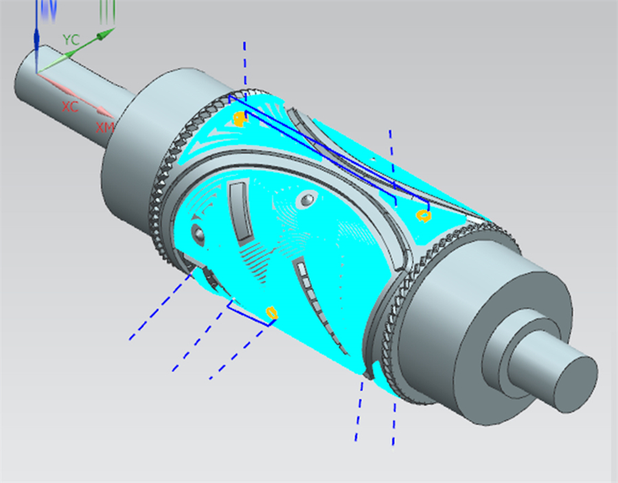 CNC编程学员作品四轴